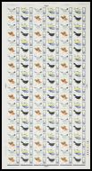 1966 Birds (Phos) Complete Sheet - UNMOUNTED MINT MNH