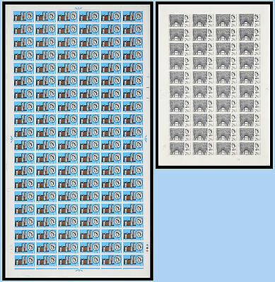 SG687-SG688 1966 Westminster Abbey (ord) set of sheets UNMOUNTED MINT MNH