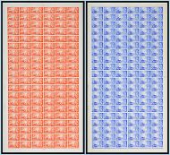 SGc1-SGc2 1948 GVI Channel Island Liberation Full sheets UNMOUNTED MINT MNH