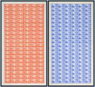 SGc1-SGc2 1948 GVI Channel Island Liberation Full sheets UNMOUNTED MINT MNH