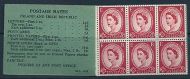 sg F1(b) 26 Wilding GPO Booklet Date error - May 195 GOOD PERFS UNMOUNTED MINT