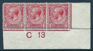 N16(-) 1d Bright Rose Carmine Royal Cypher Hendon Cert MOUNTED MINT