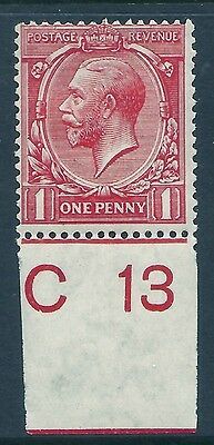 N16(-) 1d Bright Rose Carmine Royal Cypher Hendon Cert MOUNTED MINT
