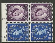 SB35 Wilding booklet pane Crown Left Cyl F13K22 perf type I UNMOUNTED MNT MNH
