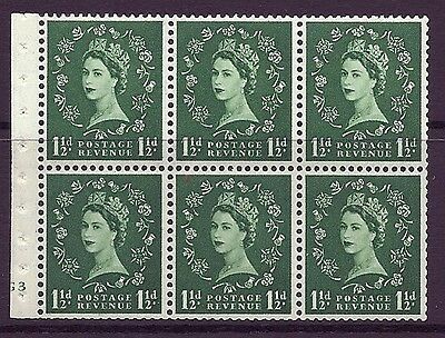 SB59 Wilding booklet pane Tudor cylinder G3 No Dot UNMOUNTED MNT/MNH