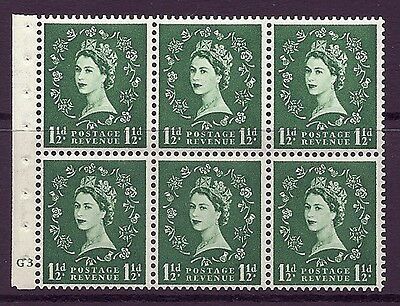 SB59 Wilding booklet pane Tudor cylinder G3 Dot UNMOUNTED MNT/MNH