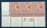 N19(5) 2d Orange Royal Cypher control F 15 perf MOUNTED MINT
