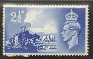 Sg C2a 1948 Channel Islands listed variety - Crown flaw QCom13a UNMOUNTED MINT