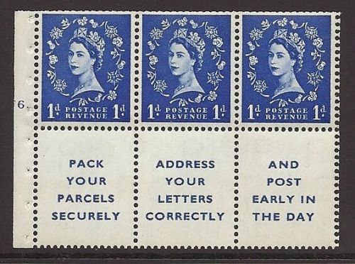 SB29 Wilding booklet Se-tenant pane cylinder F6T Dot UNMOUNTED MNT MNH