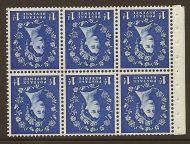 SB30a 1d Wilding Crowns on Cream perf le UNMOUNTED MINT MNH