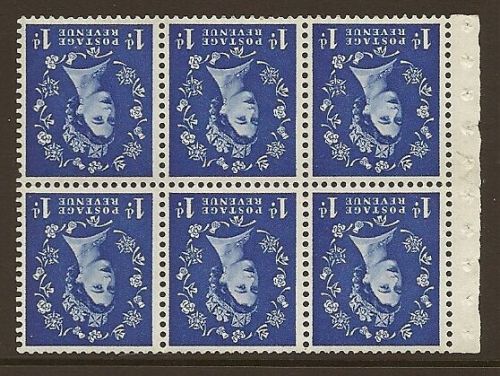 SB30a 1d Wilding Crowns on Cream perf l UNMOUNTED MINT MNH