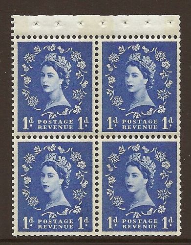 SB44 Wilding booklet pane Sideways left perf type AP UNMOUNTED MNT MNH