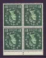 SB60a Wilding booklet pane Tudor perf type P UNMOUNTED MNT MNH