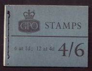 L68p 4/6 Sept 1967 Wilding GPO Booklet complete with all panes MNH