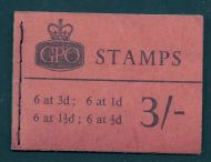 M53 3 - GPO Wilding booklet - Dec 1962 UNMOUNTED MINT MNH