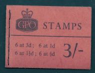 M53 3 - GPO Wilding booklet - Dec 1962 UNMOUNTED MINT MNH