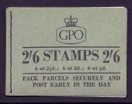 F60 2 6 GPO Wilding booklet - Nov 1957 UNMOUNTED MINT MNH