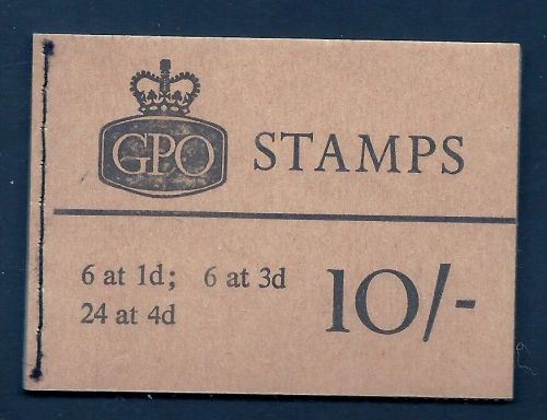 X14 10 - GPO Wilding booklet - Nov 1966 trimmed perfs UNMOUNTED MINT MNH