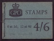 sg L62 4 6 Wildings Multi Crown GPO booklet with all panes MNH