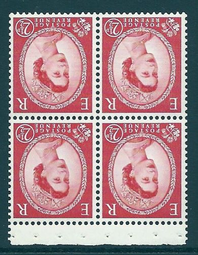 SB84a Wilding booklet pane Crowns chalky perf type AP UNMOUNTED MNT