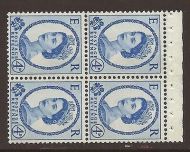 SB110a Wilding booklet pane Violet crown Right perf AP UNMOUNTED MNT