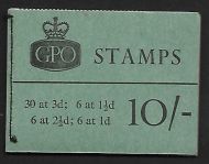 X7 10 - Wilding GPO booklet - Dec 1963 UNMOUNTED MINT