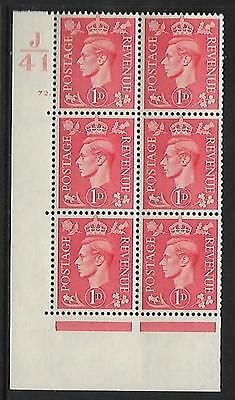 1d Pale scarlet J41 72 Dot perf 5(E/I) UNMOUNTED MINT
