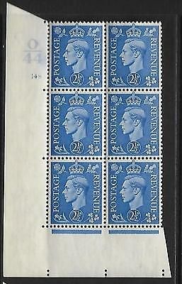 2½d Pale Blue Cylinder Control O44 148 No Dot perf 5(E I) UNMOUNTED MINT MNH