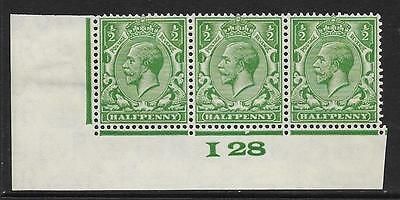 ½d Green Block Cypher Control I28 imperf UNMOUNTED MINT