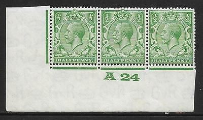 ½d Green Block Cypher Control A24 imperf UNMOUNTED MINT MNH