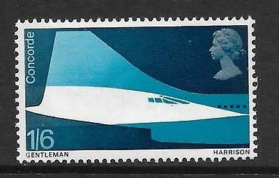 Sg 786 1969 Concorde 1/6 Weak light blue print on tail plane UNMOUNTED MINT/MNH