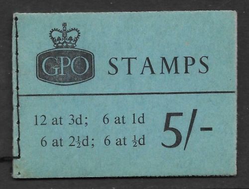 H58p 5 - Wilding Blue Phosphor GPO booklet - Sept 1962 Complete Booklet