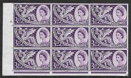 Sg 567d 1958 3d Commonwealth Games - Listed state II Solid Blob - UNMOUNTED MINT