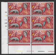 1963 Nature Week 4 1 2d with major perf encroachment UNMOUNTED MINT