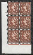 2d Wilding Multi Crown on Cream Cyl 24 Dot perf A(E I) UNMOUNTED MINT