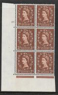 2d Wilding Multi Crown on Cream Cyl 25 No Dot perf A(E I) UNMOUNTED MINT