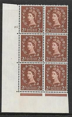 2d Wilding Multi Crown on Cream Cyl 25 No Dot perf A(E I) UNMOUNTED MINT