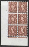 2d Wilding Multi Crown on White Cyl 30 No Dot perf A(E I) UNMOUNTED MINT