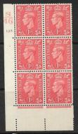 1d Pale scarlet Cyl S46 127 Dot perf 5 UNMOUNTED MINT MNH