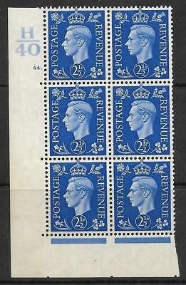 2½d Blue Dark colours H40 44 Dot perf 5(E I) UNMOUNTED MINT