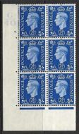 2½d Blue Dark colours G40 15 Dot perf 5(E I) UNMOUNTED MINT