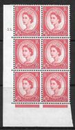 2½d Wilding Multi Crown on White Cyl 53 Dot perf A(E/I) UNMOUNTED MINT