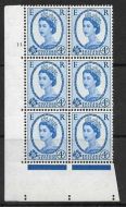4d Wilding Multi Crown on White Cyl 13 Dot perf A(E/I) UNMOUNTED MINT