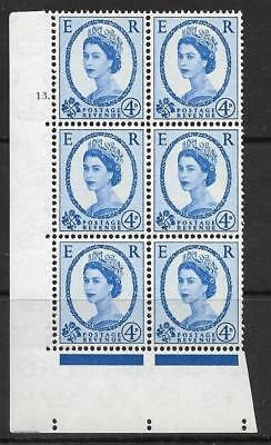 4d Wilding Multi Crown on White Cyl 13 Dot perf A(E/I) UNMOUNTED MINT
