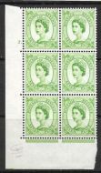 7d Wilding Multi Crown on Cream Cyl 2 Dot perf A(E I) UNMOUNTED MINT