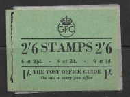 BD18 2 6 GPO GVI booklet Edition 83 - Sept 1950 Good perfs UNMOUNTED MINT MNH