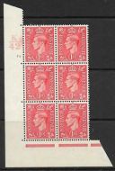 1d Pale scarlet K42 72 No Dot perf 5(E I) UNMOUNTED MINT MNH