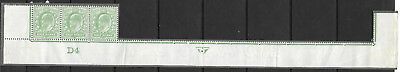 ½d Yellow-Green Control D4 (Co-Ex) perf type V2A plate 4A scarce MOUNTED MINT