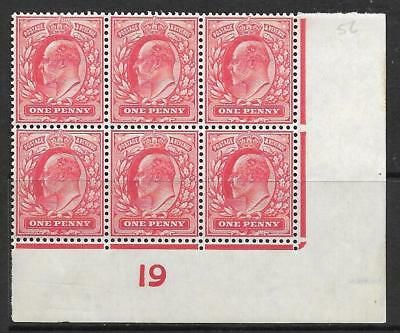 1d Scarlet Control I9 imperf perf type V2A plate 56 MOUNTED MINT