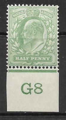 ½d Yellow-Green Control G8 imperf single perf ext Co-ex rule MOUNTED MINT MM